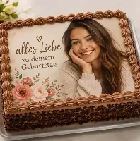 Rechteckige Tortenfotos