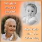 Preview: Quadratisches Tortenfoto als Collage aus 2 Bildern (inkl. Wunschtext)