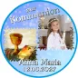 Preview: Fototortenaufleger für Kommunion, Konfirmation, Firmung und Jugendweihe mit Kelch und Bibel