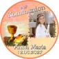 Preview: Fototortenaufleger für Kommunion, Konfirmation, Firmung und Jugendweihe mit Kelch und Bibel