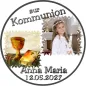 Preview: Fototortenaufleger für Kommunion, Konfirmation, Firmung und Jugendweihe mit Kelch und Bibel