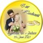 Preview: Tortenbild für die Hochzeit Motiv 11