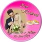 Preview: Tortenbild für die Hochzeit Motiv 11