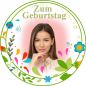 Preview: Essbarer Tortenaufleger zum Geburtstag Motiv 25