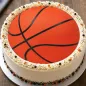 Preview: Personalisierter Basketball Tortenaufleger mit individuellem Wunschtext und Spruch