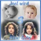 Preview: Quadratisches Tortenfoto als Collage aus 3-5 Bildern (inkl. Wunschtext)
