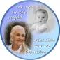 Preview: Personalisierter Tortenaufleger Geburtstag mit Vorher-Nachher-Foto (8 Farben)