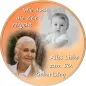 Preview: Personalisierter Tortenaufleger Geburtstag mit Vorher-Nachher-Foto (8 Farben)