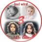 Preview: Rundes Tortenfoto als Collage aus 3-5 Bildern (inkl. Wunschtext)