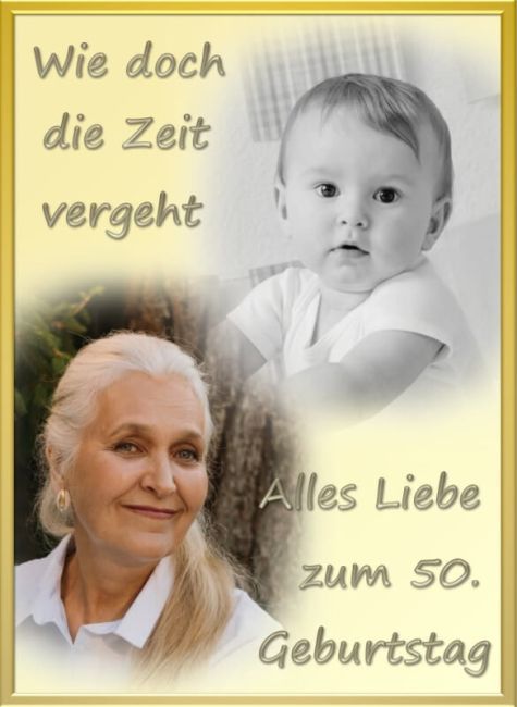 Rechteckiges Tortenfoto als Collage aus 2 Bildern (inkl. Wunschtext)