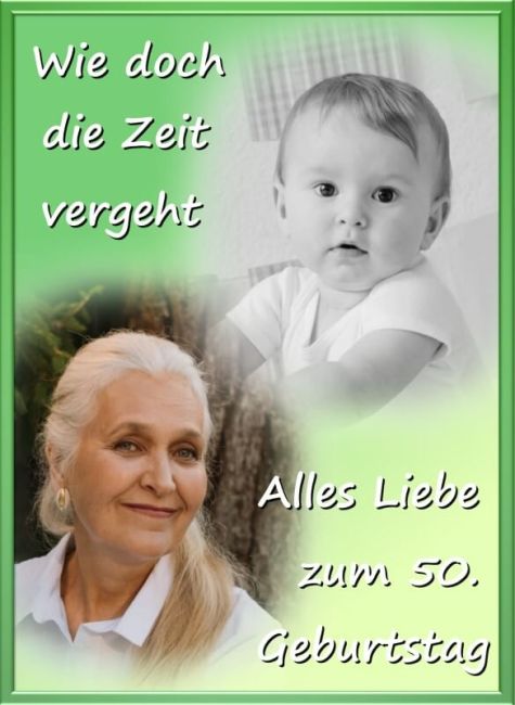 Rechteckiges Tortenfoto als Collage aus 2 Bildern (inkl. Wunschtext)