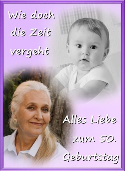 Rechteckiges Tortenfoto als Collage aus 2 Bildern (inkl. Wunschtext)