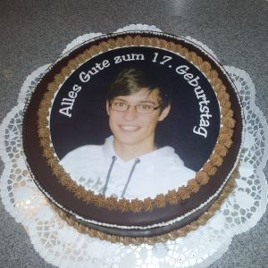 Preview: Rundes Tortenfoto aus Ihrem Wunschbild