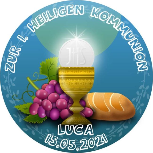 Persönliches Tortenfoto zur Kommunion Motiv 22