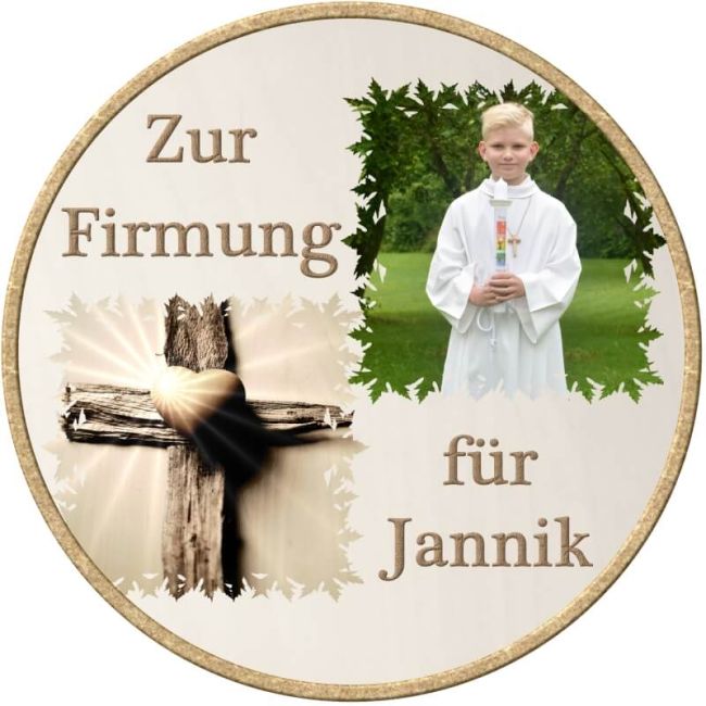 Persönliches Tortenfoto zur Kommunion Motiv 25