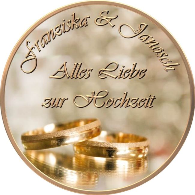 Tortenbild für die Hochzeit Motiv 6