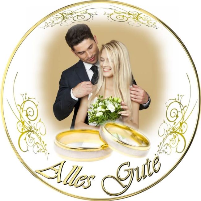 Tortenbild für die Hochzeit Motiv 14