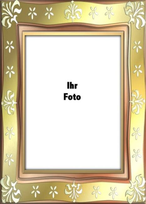 Personalisiertes Foto im Rahmen Motiv 1
