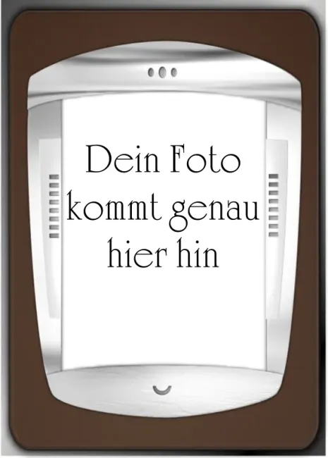 Preview: Essbarer Foto-Tortenaufleger im futuristischen Silber-Rahmen & Tech-Look