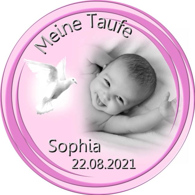 Tortenaufleger für Taufe oder Geburt Motiv 2