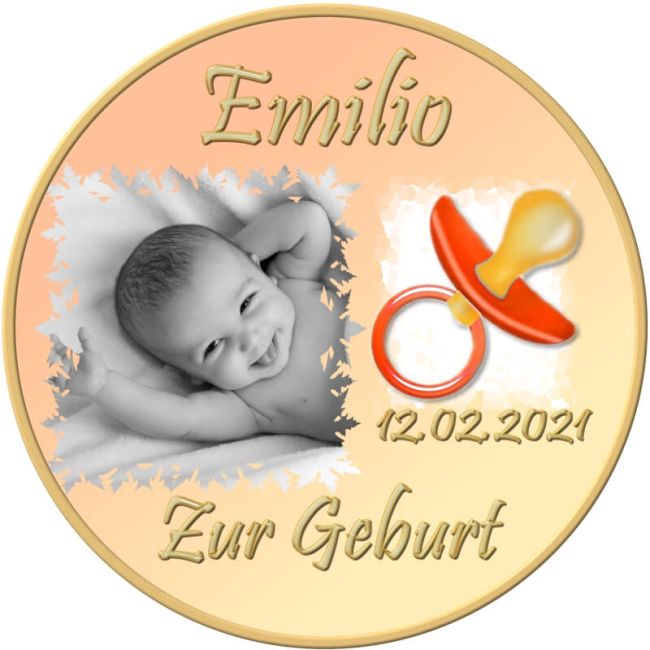 Tortenaufleger für Taufe oder Geburt Motiv 3