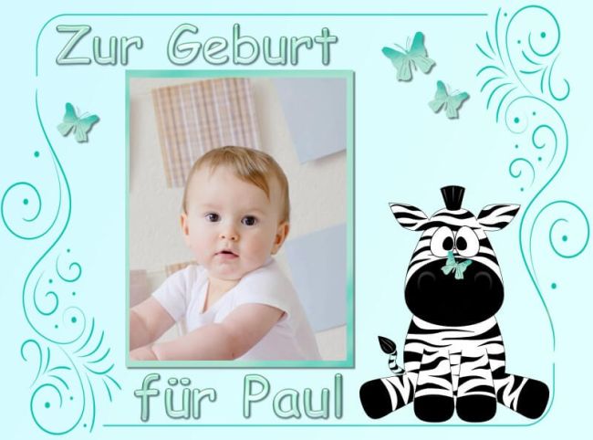 Tortenaufleger für Taufe oder Geburt Motiv 13