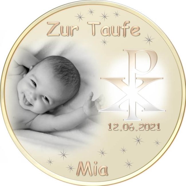 Tortenaufleger für Taufe oder Geburt Motiv 14
