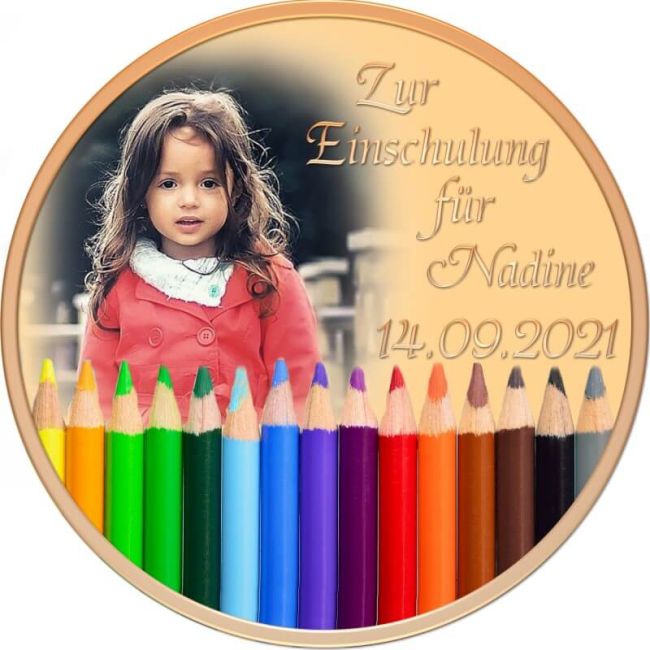 Persönlicher Tortenaufleger zur Einschulung Motiv 7