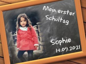 Persönlicher Tortenaufleger zur Einschulung Motiv 9