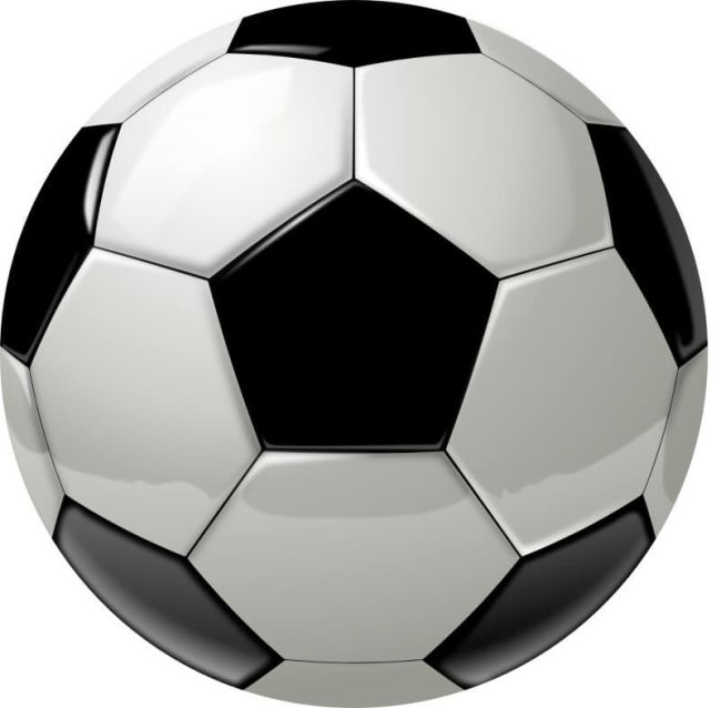 Zuckerbild im Fußball Design