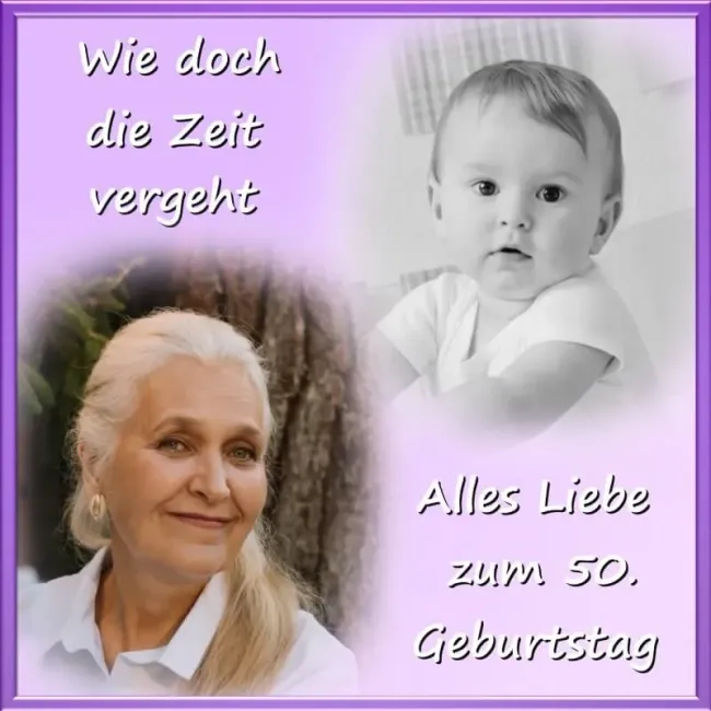 Quadratisches Tortenfoto als Collage aus 2 Bildern (inkl. Wunschtext)
