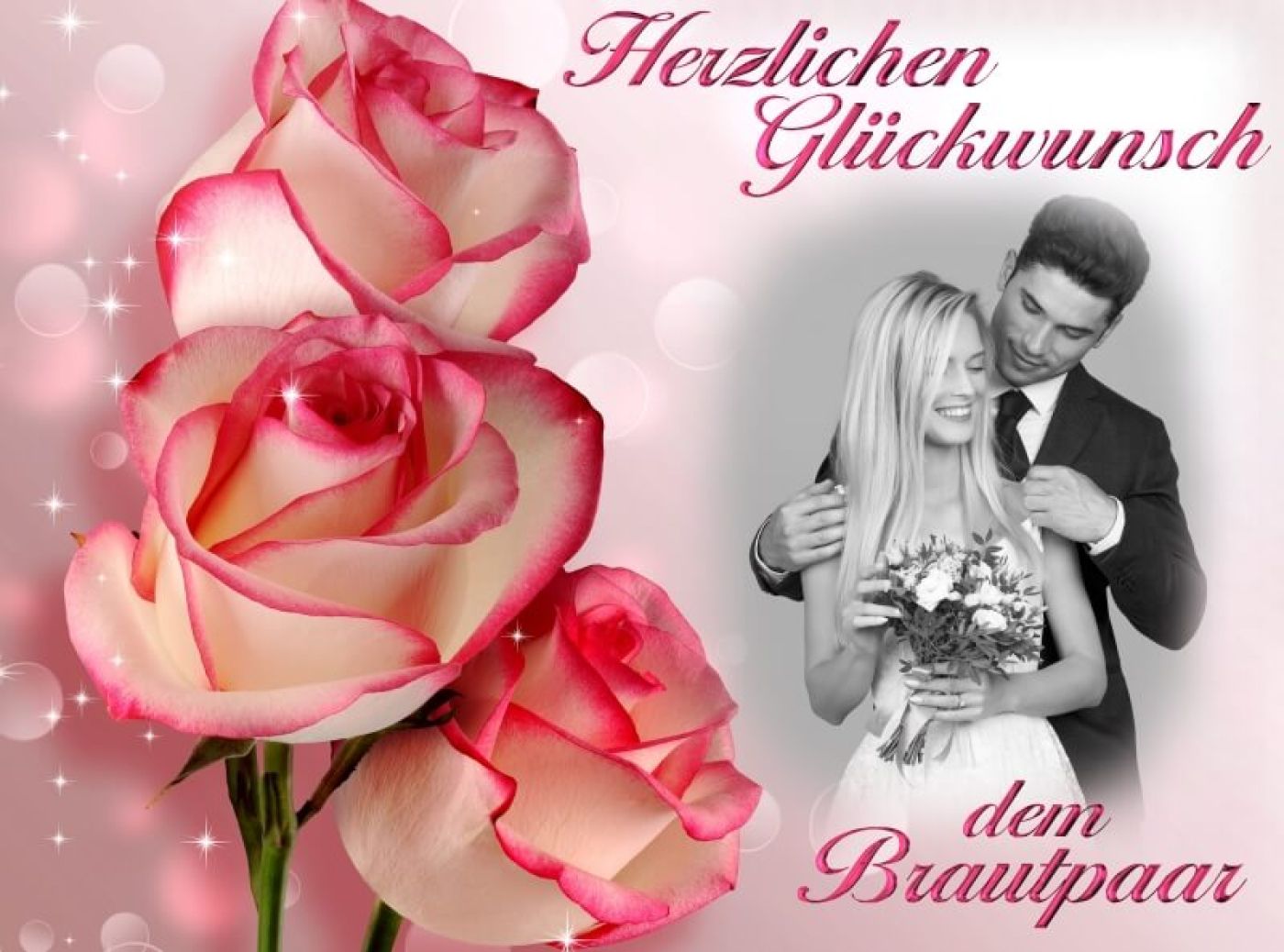 Tortenbild für die Hochzeit Motiv 19