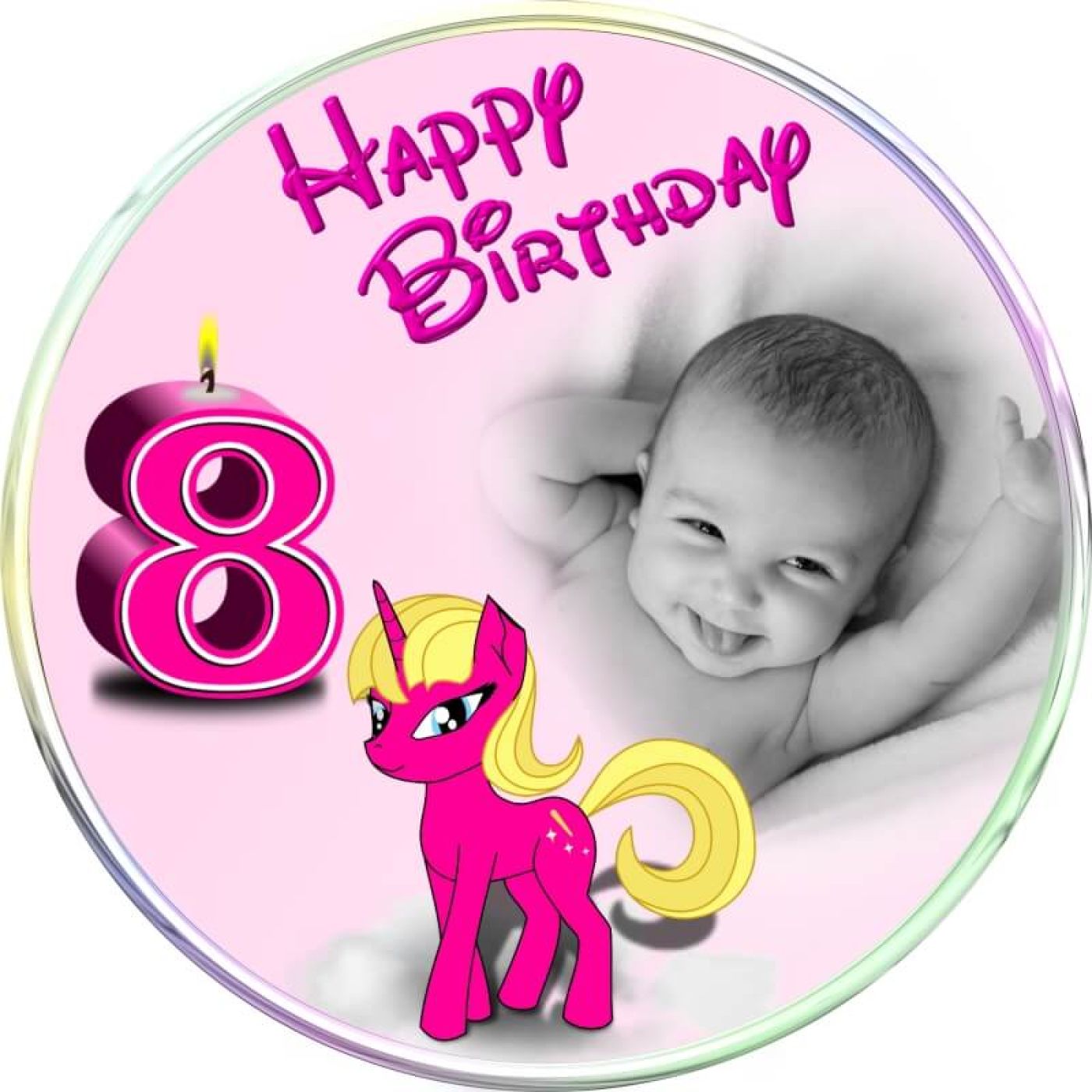 Essbarer Tortenaufleger zum Geburtstag Motiv 24