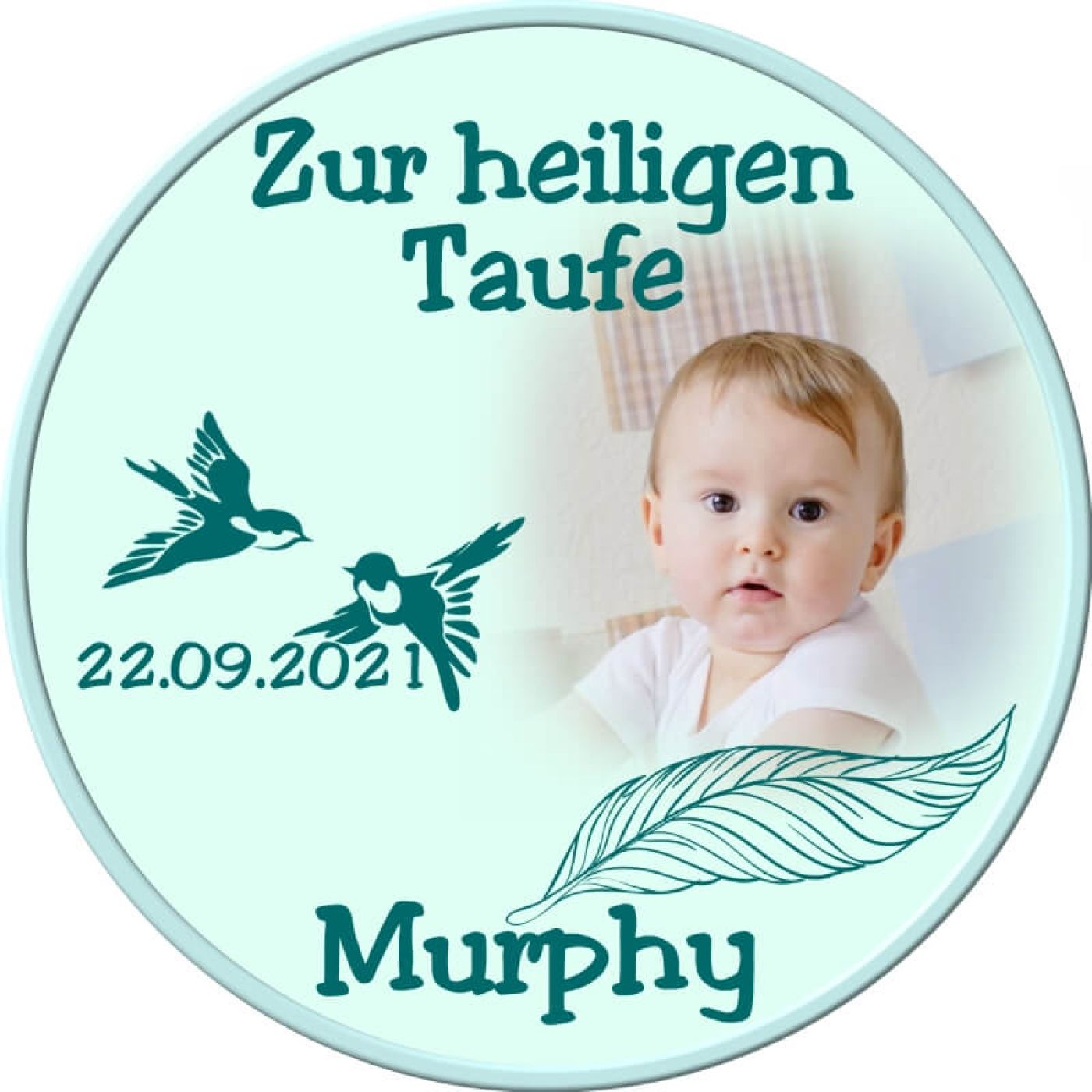 Tortenaufleger für Taufe oder Geburt Motiv 4